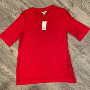 NWT Banana Republic size S red tee
